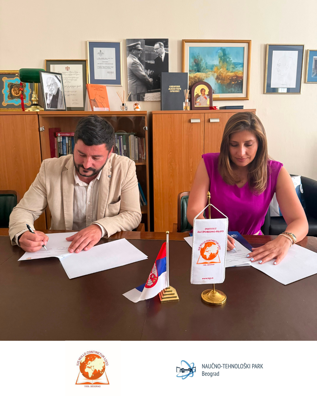 NTP Beograd i Institut za uporedno pravo potpisali Memorandum o saradnji