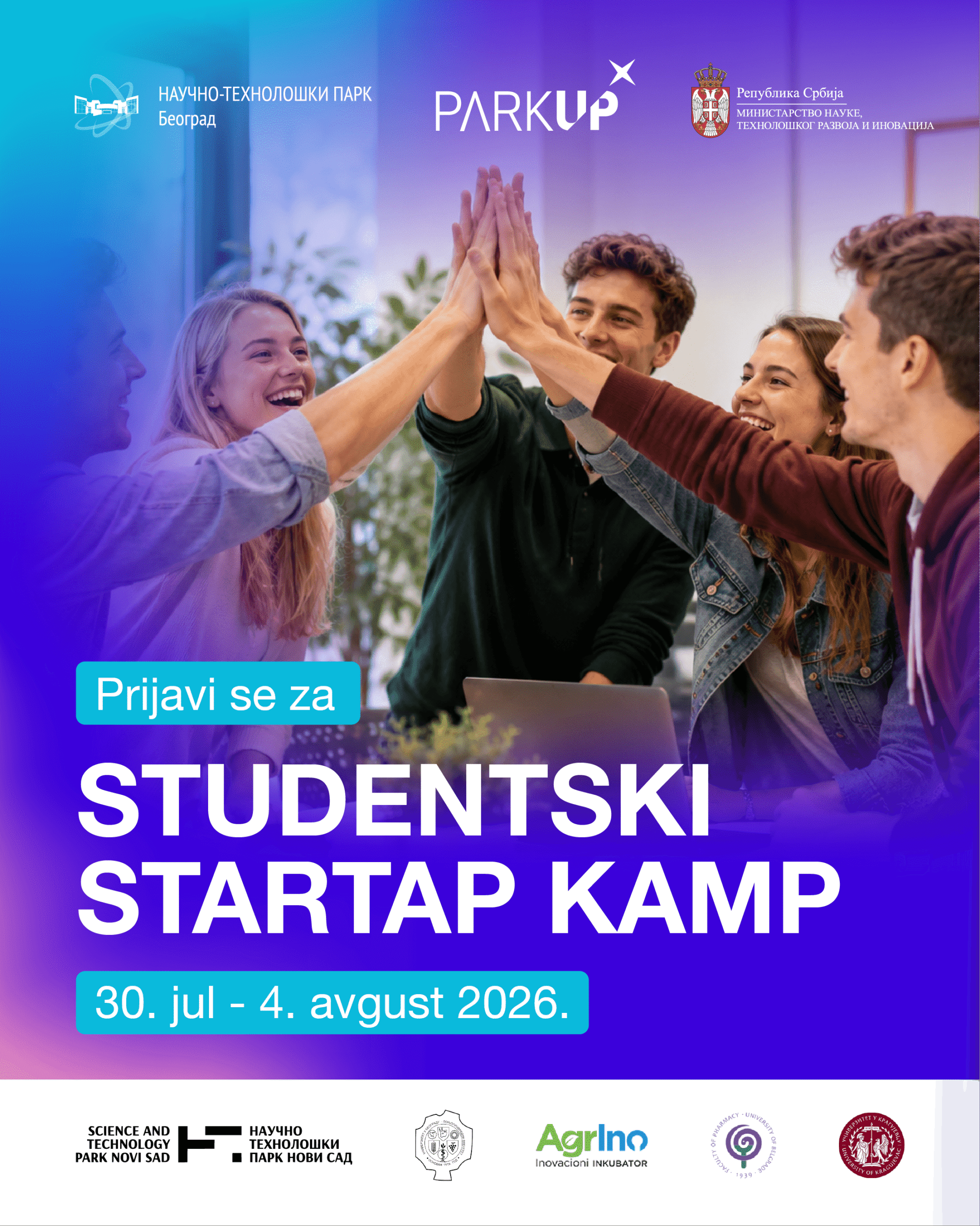 Otvorene prijave za osmu generaciju ParkUP! studentskog startup bootcamp-a