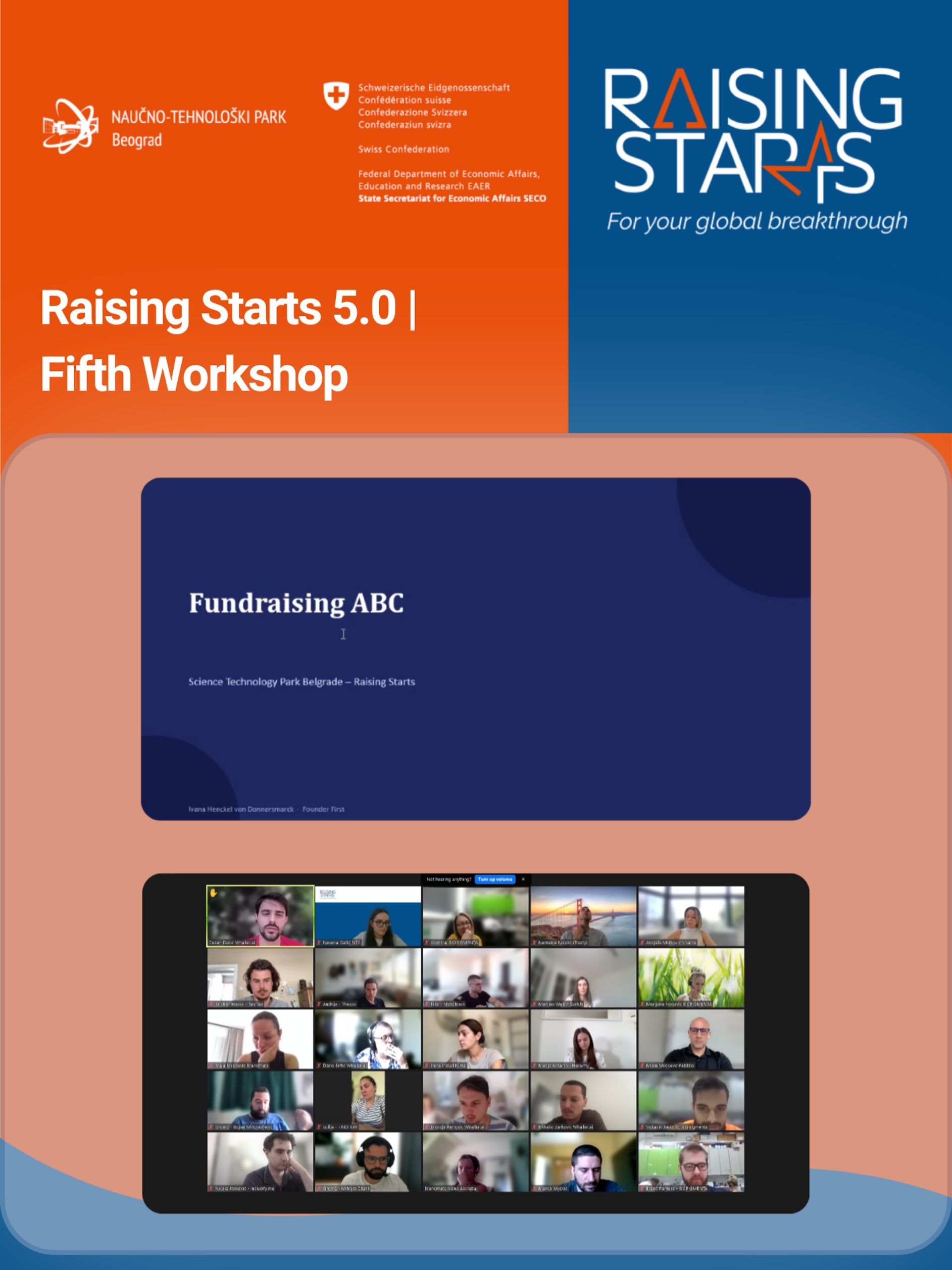 Raising Starts 5.0: Timovi stiču znanja o fundraising-u i pripremi za investitore